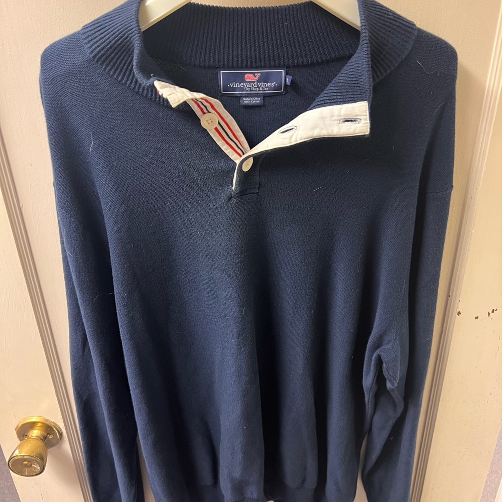 Vineyard Vines Sweater, Size L, 100% Cotton